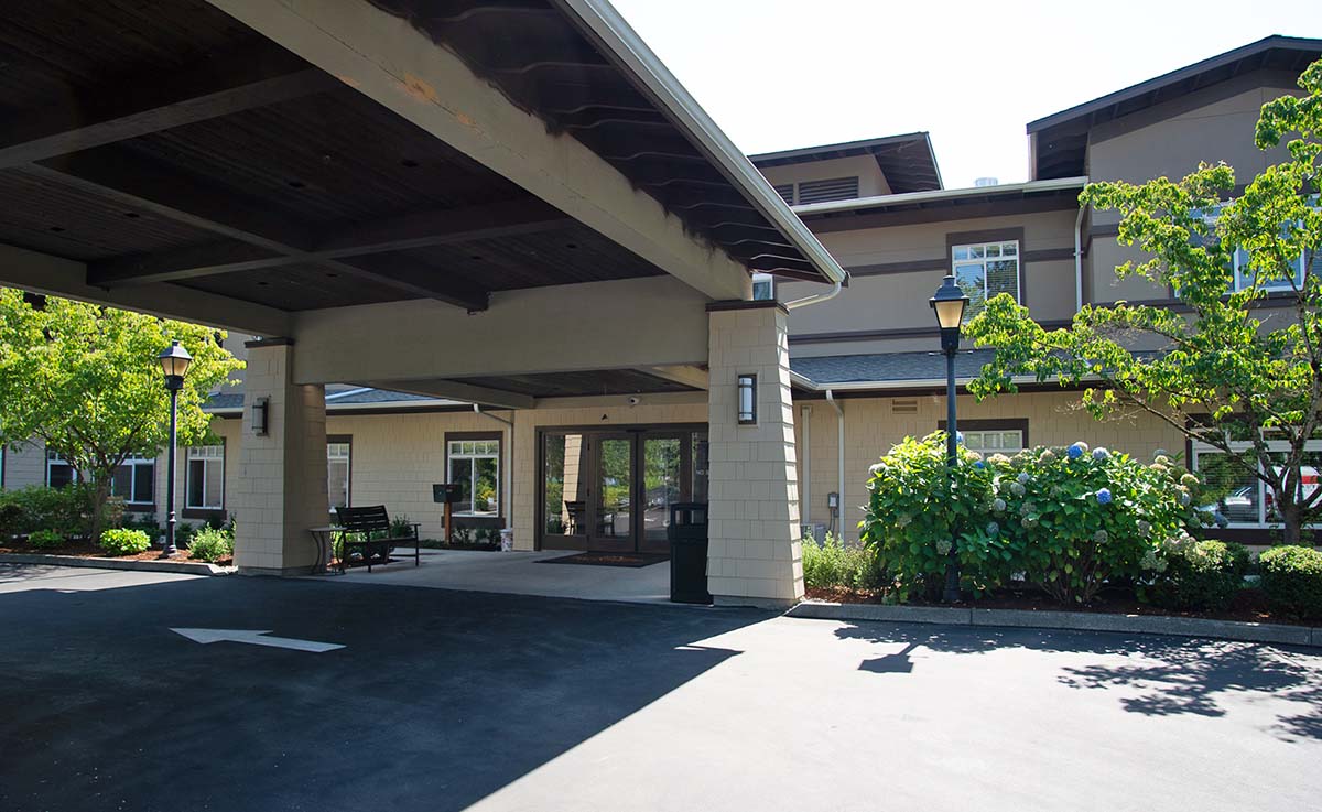 sunrise-redmond-senior-living-remodel-exterior Sunrise senior living facility exterior completed