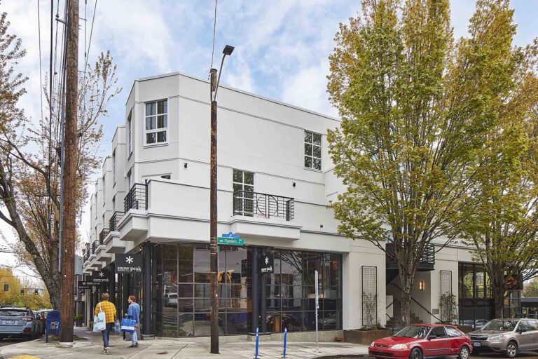 NW 23rd and Flanders Portland building exterior